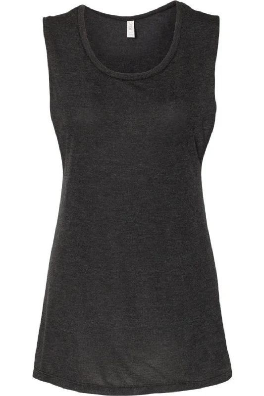Limited Time Offer BELLA + CANVAS Women´s Flowy Scoop Muscle Tank