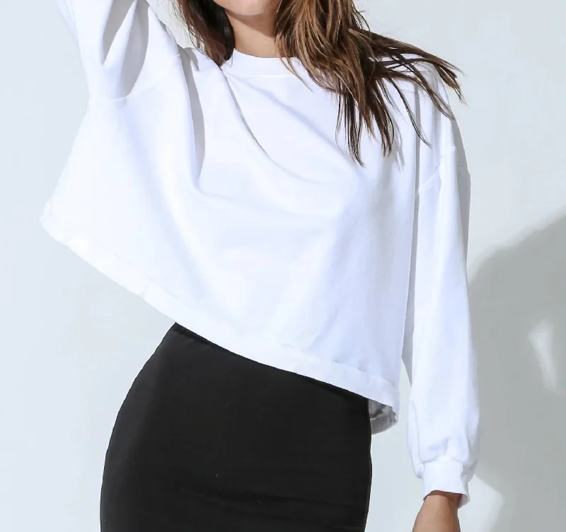 Blowout Deals Betty Sweatshirt In Cloud