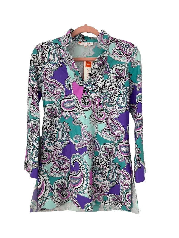 Weekend Deal Chris Tunic Top In Paisley Maxi Seamist