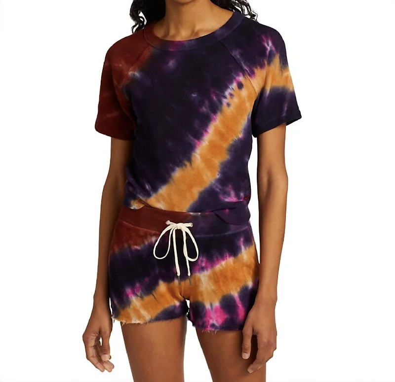 Huge Savings Colby Sweatshirt Tee In Sherbert Haze Tie-Dye