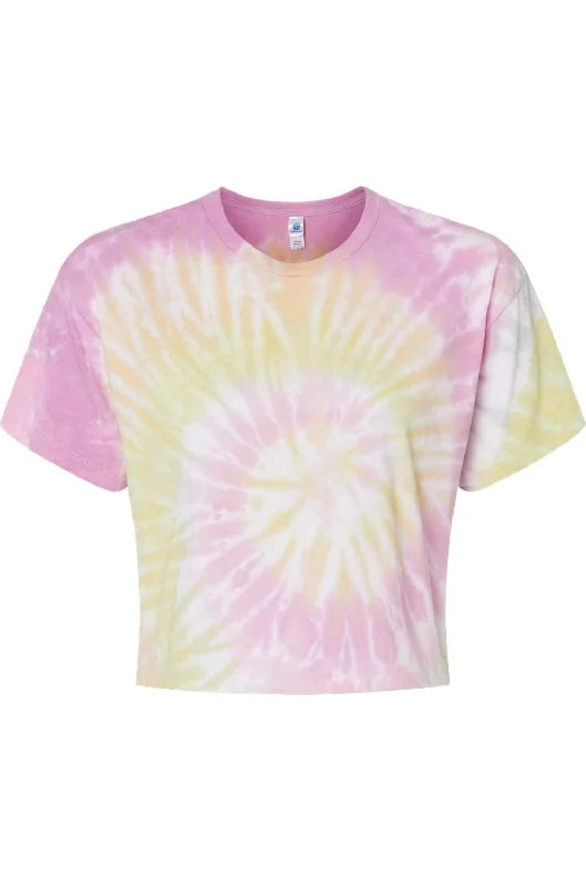 Price Rollback Colortone Women´s Tie-Dyed Crop T-Shirt