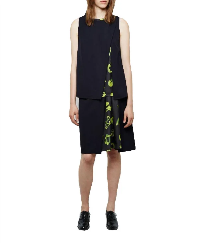 Year-End Sale Cutaway Wool Tank Top In Black