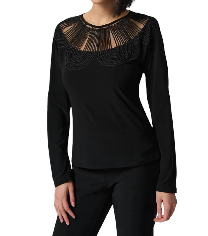 Flash Sale Dolman Sleeve Fitted Top In Black