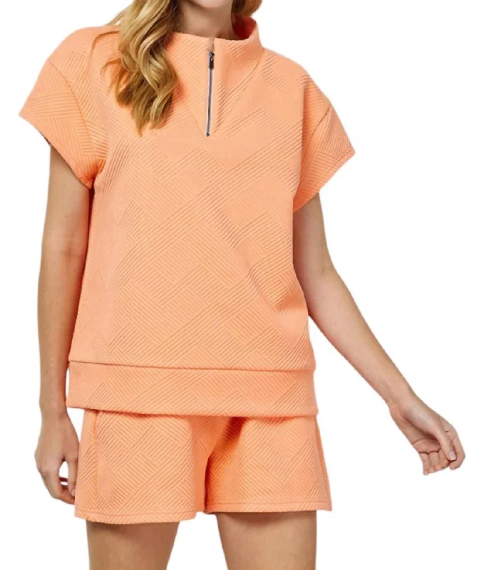 Now or Never Don’T Let Me Down Top In Peach