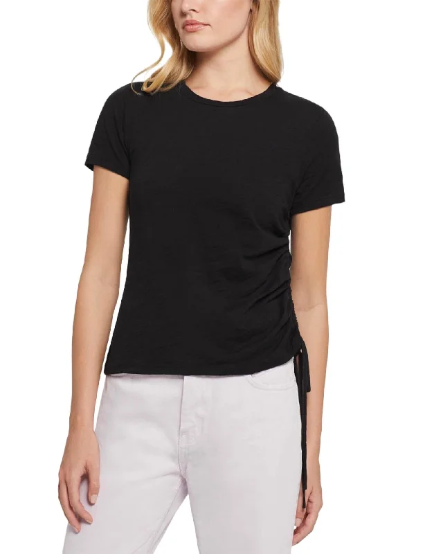 Stock Up and Save Drawstring Tee Top In Black
