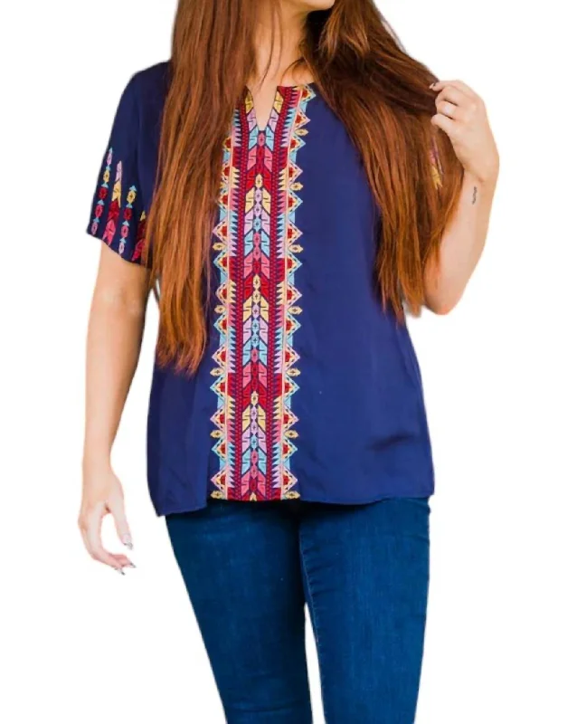 Crazy Deals Follow Your Arrow Top In Navy