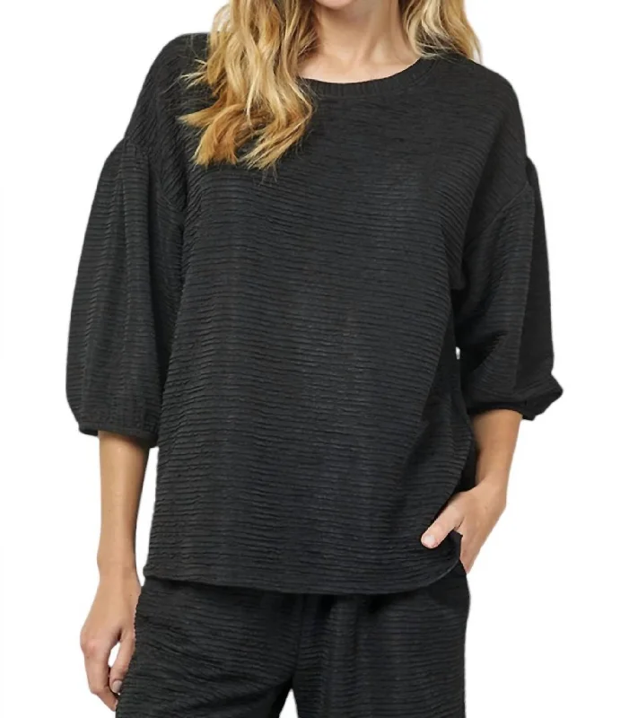 New Deals Forever Stylish Top In Black