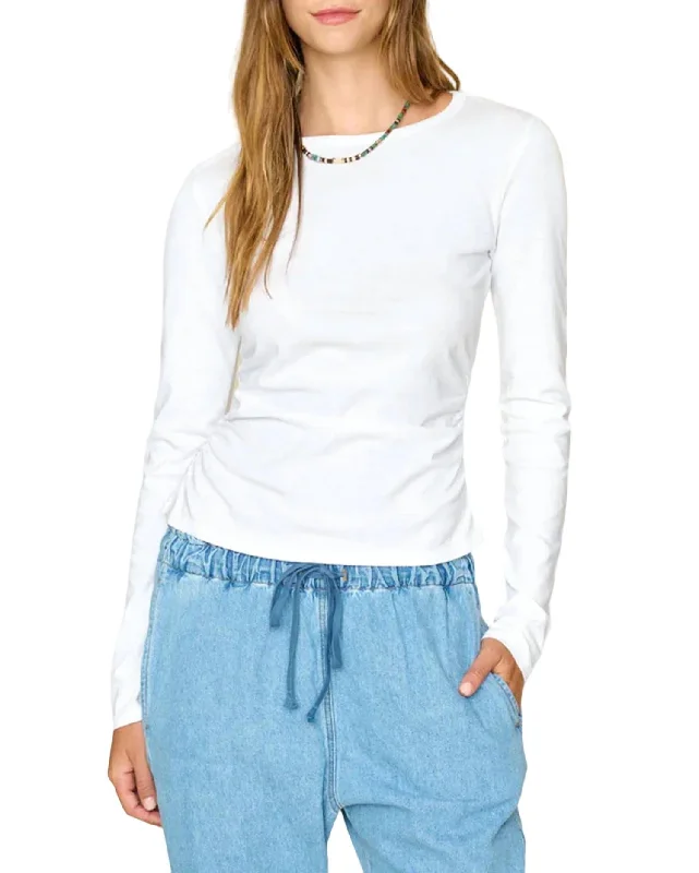 Lowest Price Frankie Long Sleeve Top In White