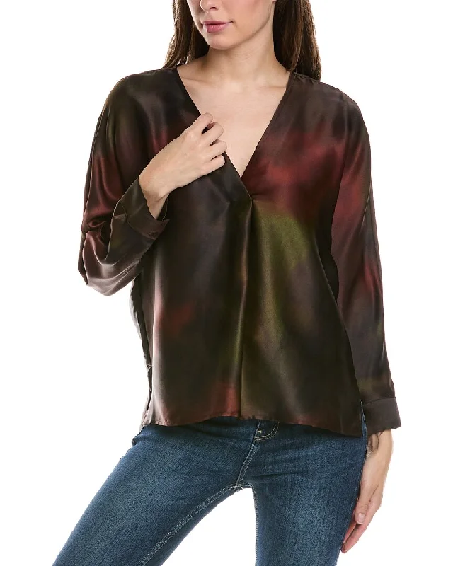 Limited Stock Go> by GoSilk Go Minimalist Silk Top