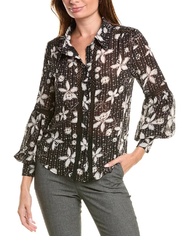Loyalty Reward Gracia Floral Print Puff Sleeve Shirt