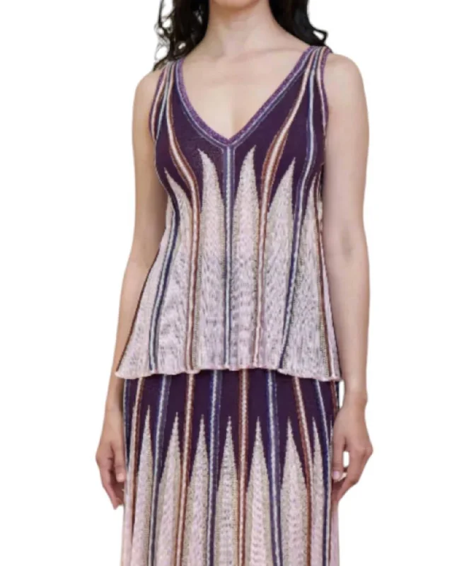 Final Markdown Heartbeat Intarsia Top In Sogno