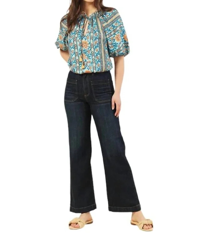Clearance Event Isla Blouse In Nirali Regatta