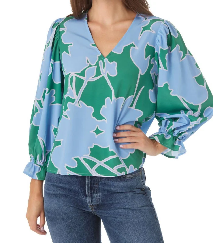 Exclusive Offers Jaime Top In Floral Figure