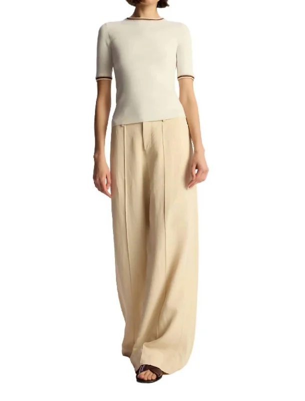 Stock Clearance Janie Top In Bone