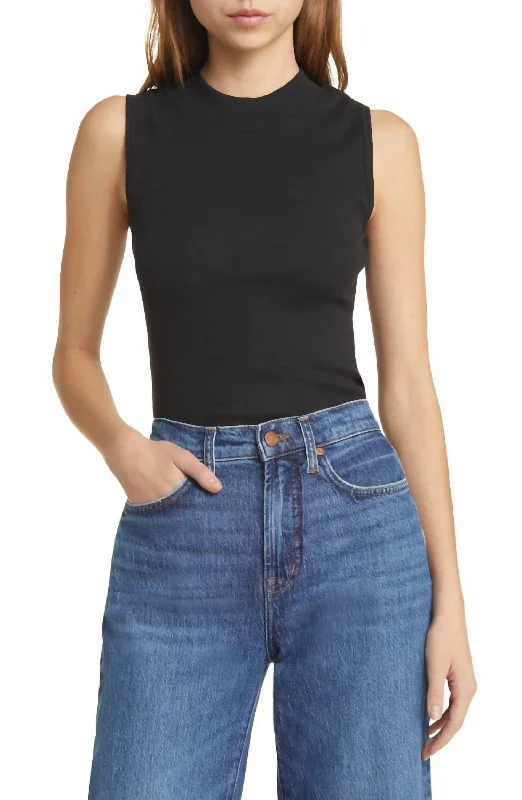 Hurry In Joan Tank In Jet Black