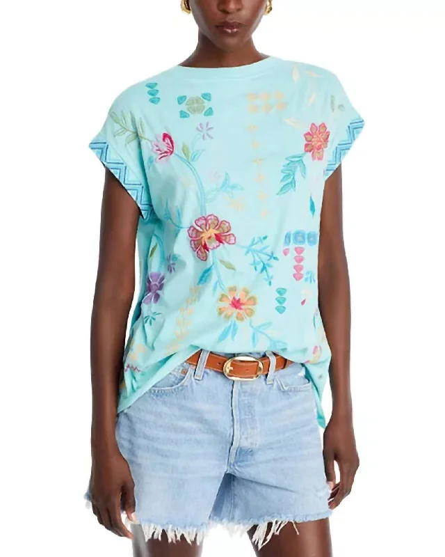 Fantastic Offers Katie Relaxed Tee In Marine Blue