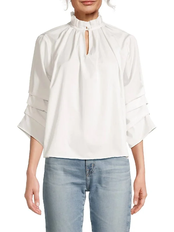 Year-End Sale Kieran Blouse In Ivory