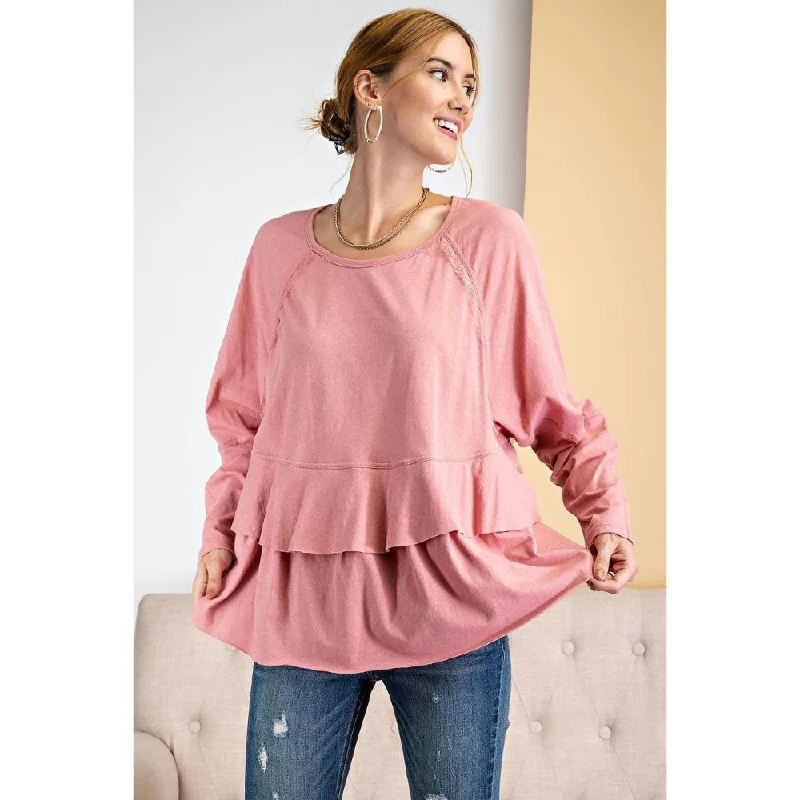 Referral Discount Lace Detailing Tunic