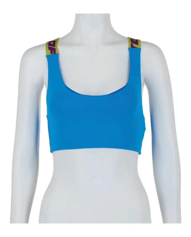 New Markdowns Logo Band Crisscross Sports Bra
