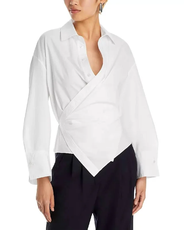 Act Fast Madison Top In White