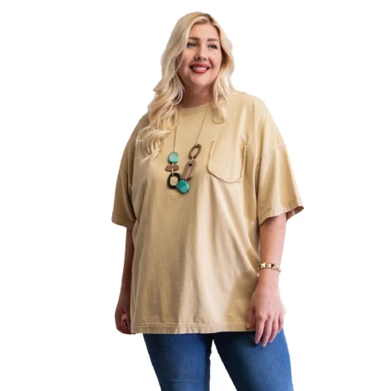 Discount Extravaganza Mineral Washed Cotton Jersey Boxy Tunic