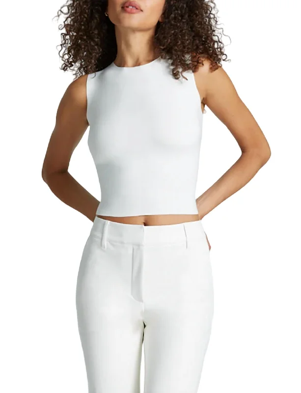 Great Bargains Neoprene Ceo Shell Top In White