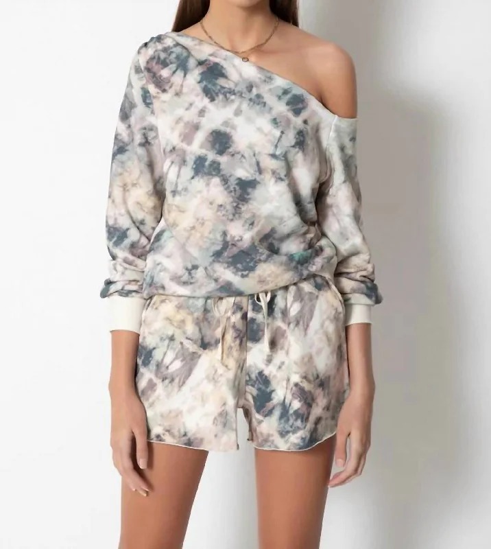 Flash Deals Nikita Top In Fog Tie Dye