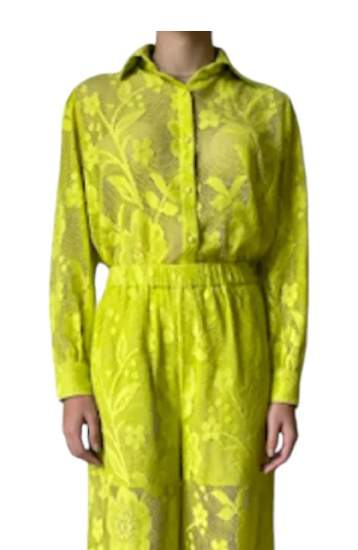 Closeout Nysa Shirt In Lime
