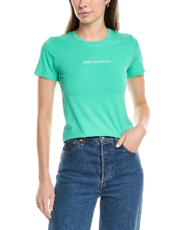 Final Markdown One Teaspoon Fitted Logo T-Shirt