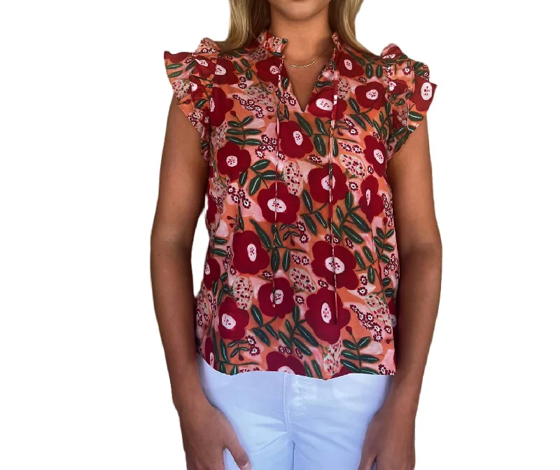 Get It Before It’s Gone Ora Top In Poppies
