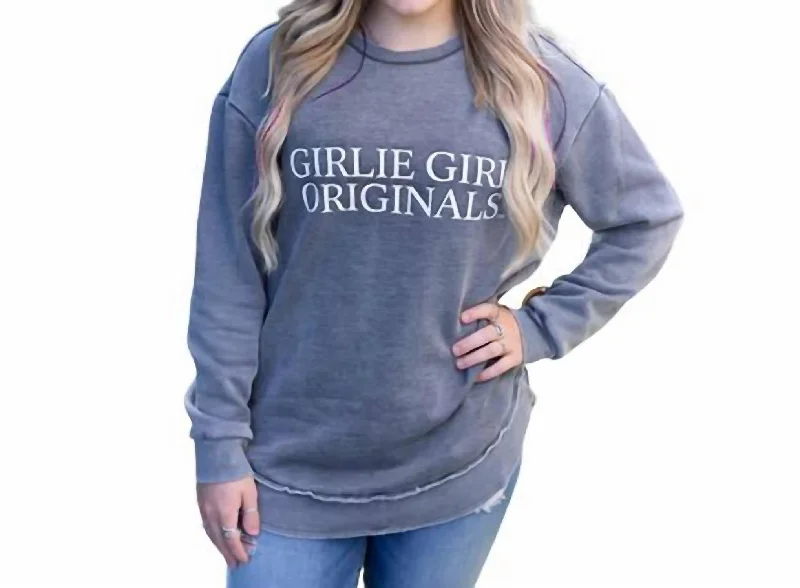 Big Discounts Originals Logo Sweatshirt In Heather Grey