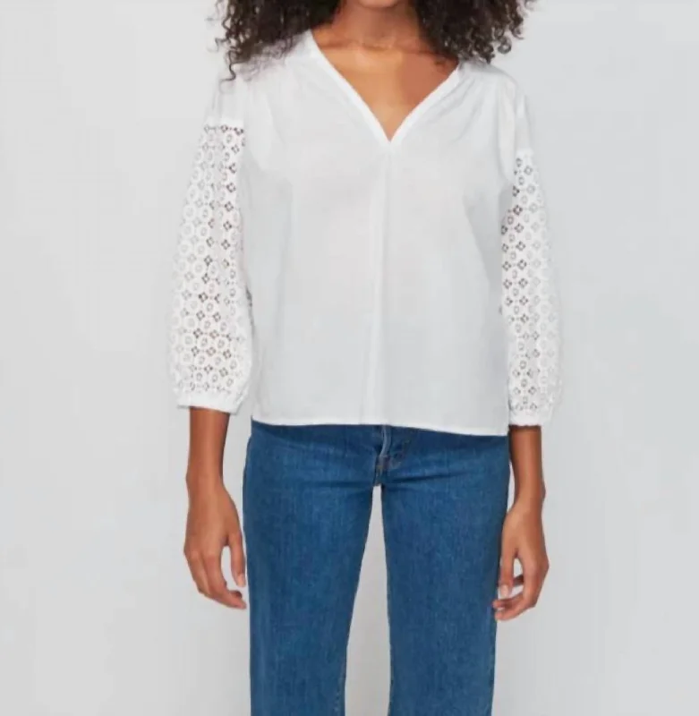 Get It Before It’s Gone Palo Blouse In White