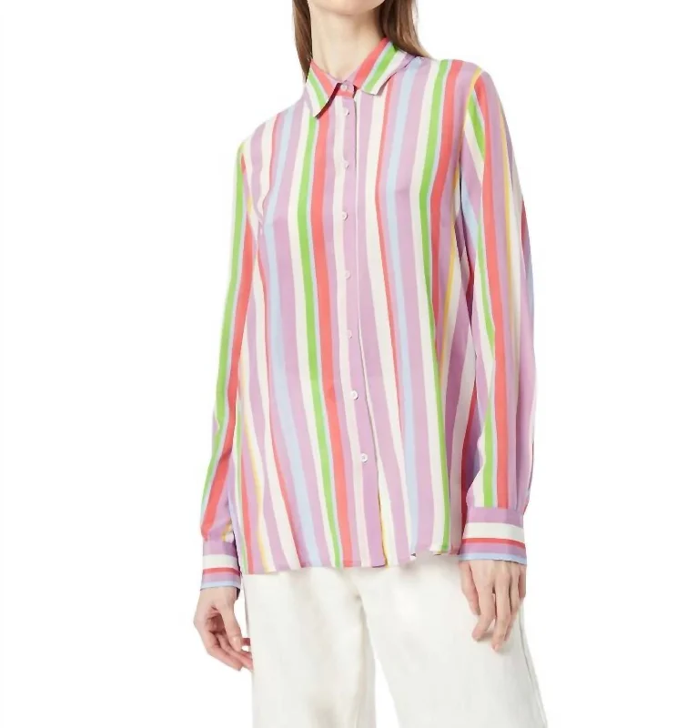 Epic Deals Paul Blouse In Purple Multi