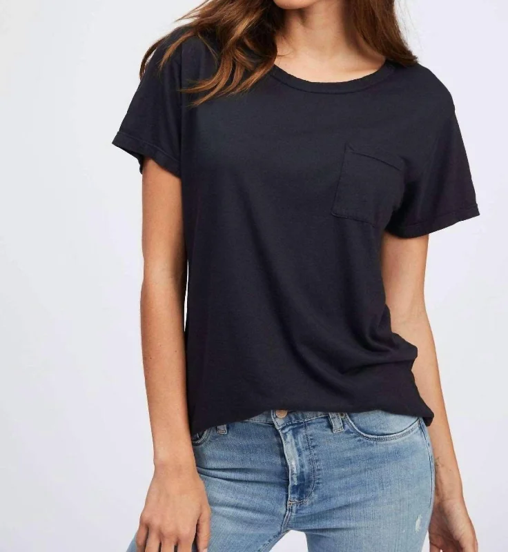 Epic Deals Pocket Tee In Black
