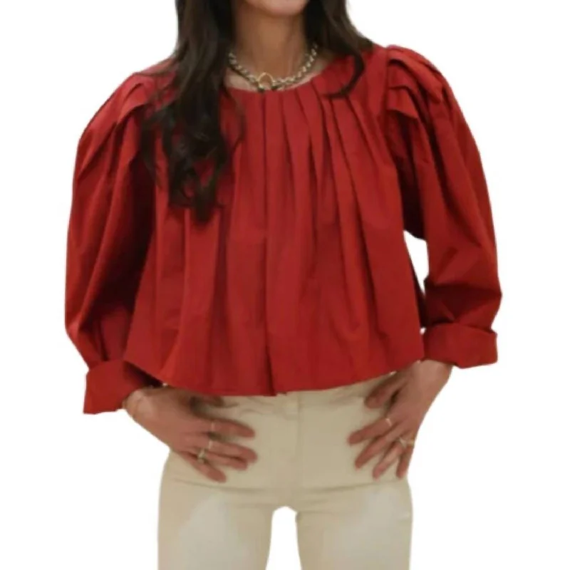 Holiday Sale Pop Jacket In Rust