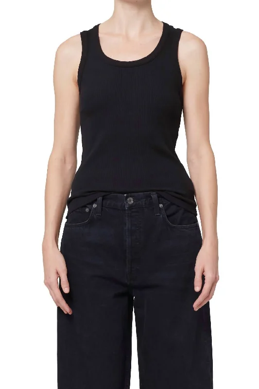 Blowout Deals Poppy Tank In Black