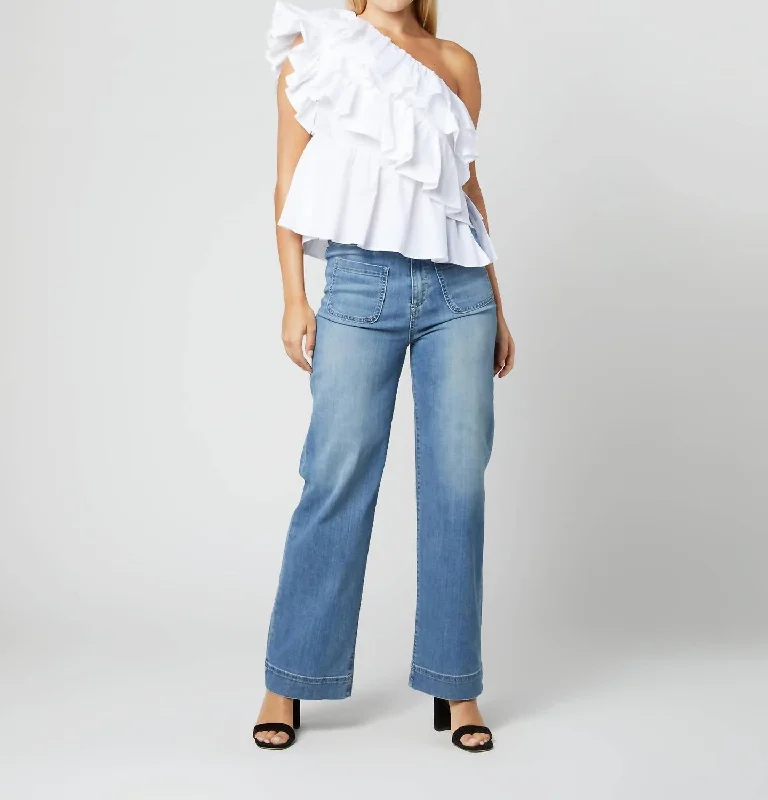 Year-End Sale Raquel Top In Blanc
