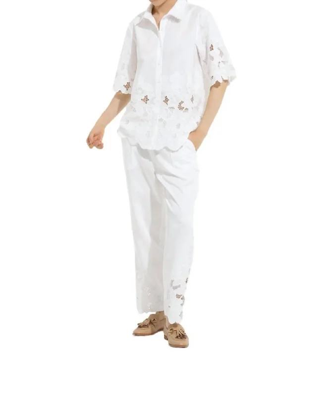 YEAR-End Clearance Rayn Buttondown Shirt In White