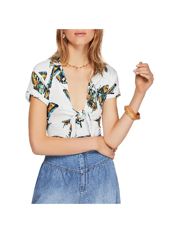 Unmissable Offer Ready Set Sail Womens Tee Tie-Front Top
