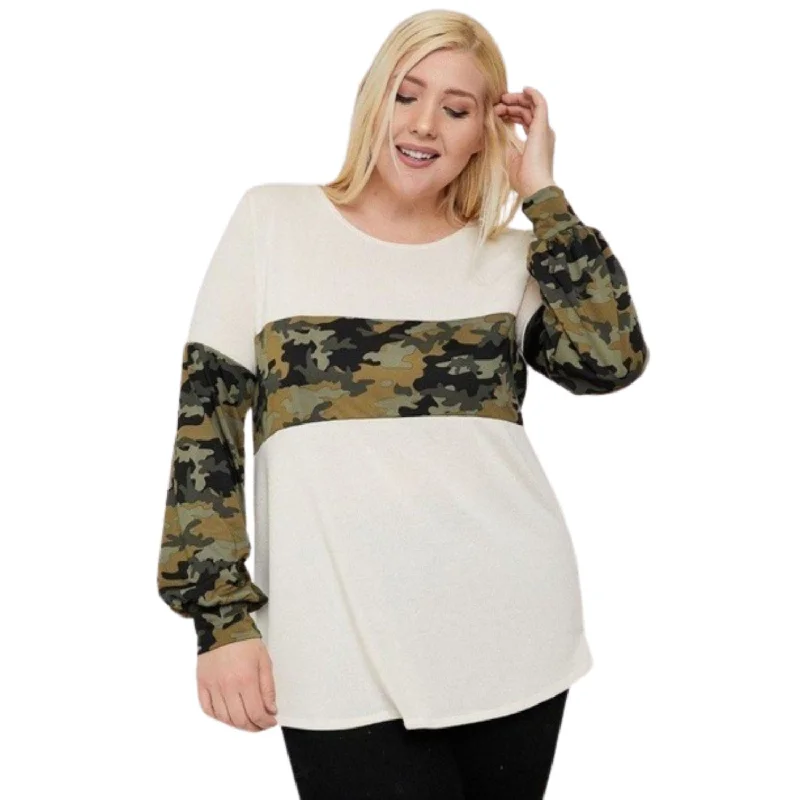 Buy More, Save More Round Neckline Contrast Print Top