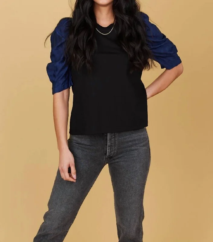 Quick Sale Rudy Top In Ebony/gemstone
