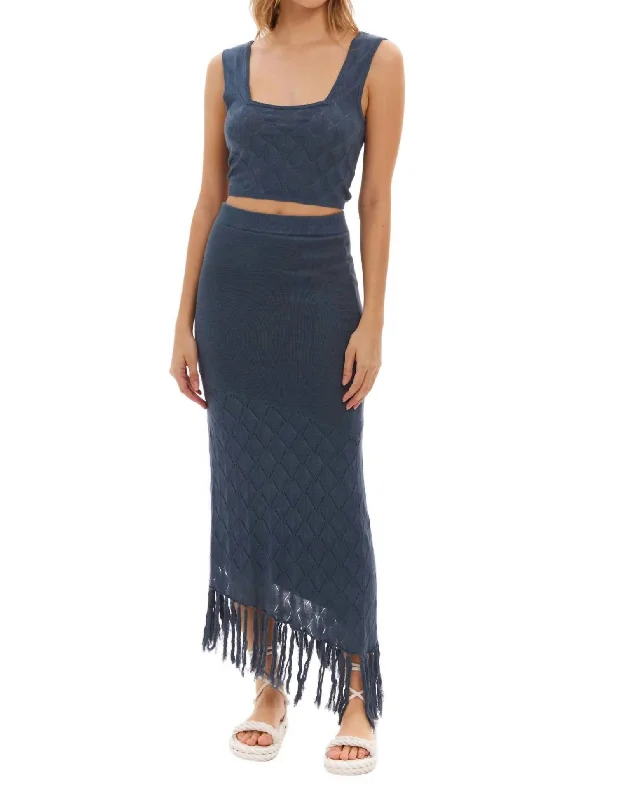 Can't Be Beat Shay Tank Top In Capri Blue