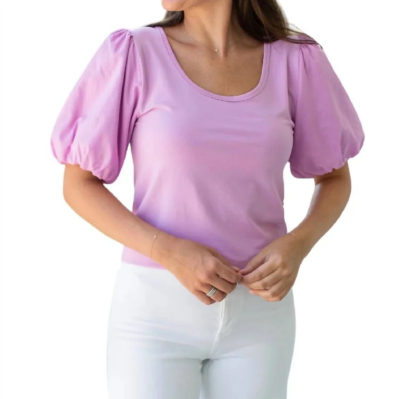 Stock Up and Save Shay Top In Lilac
