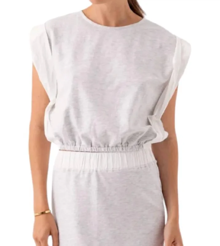 Best Bargains Silas Top In Light Grey