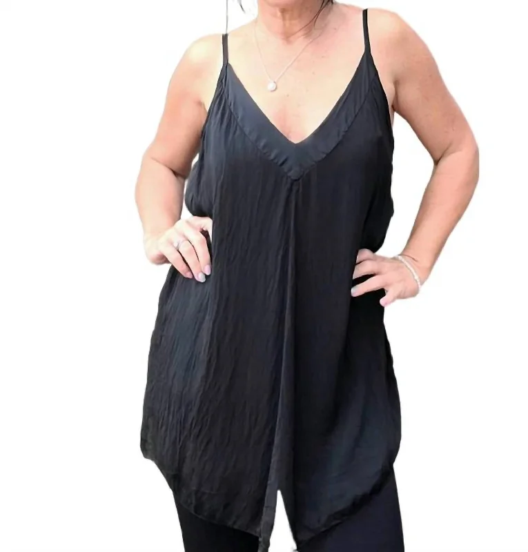 Don't Miss Silk Cami In Black