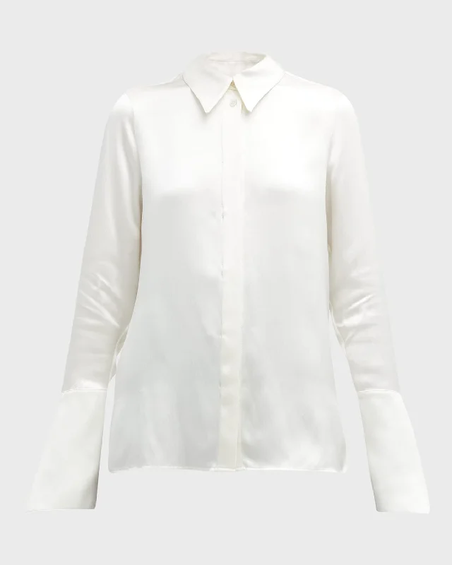 Buy Now Silk Twisted Cuff Shirt