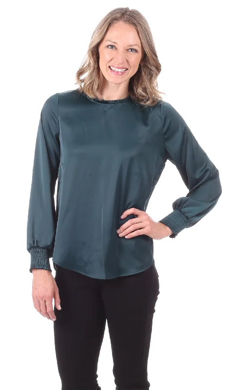 Price Drop Skylar Top in Forest