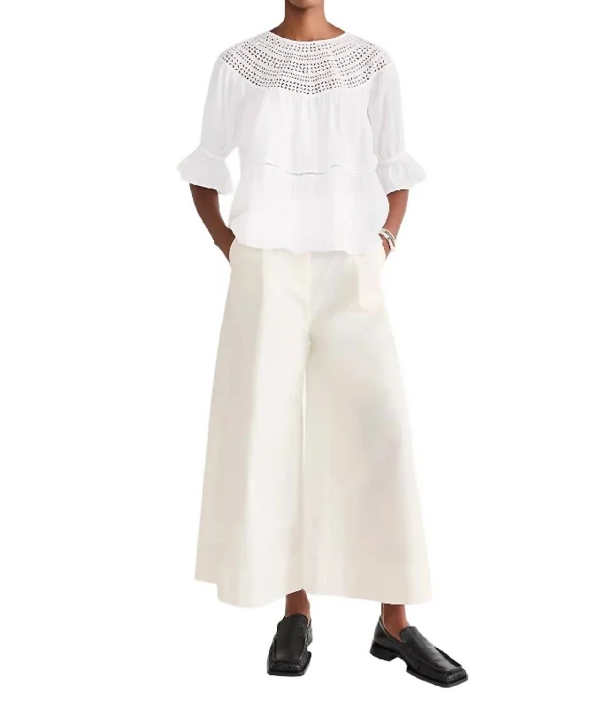 Final Clearance Sol Blouse In White