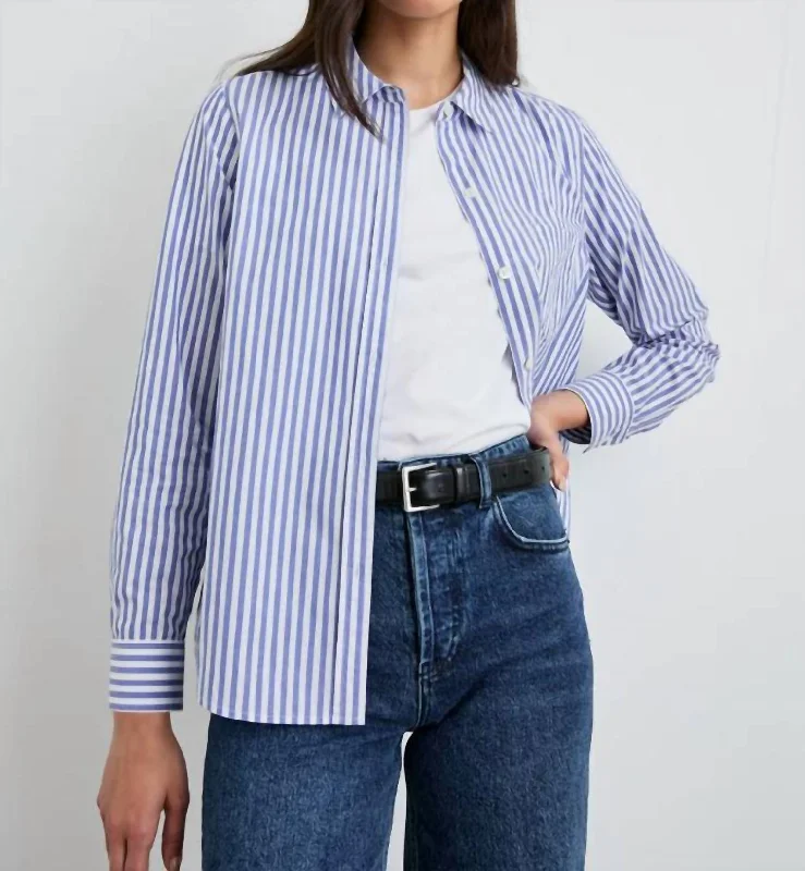 New Deals Stina Top In Mariner White Stripe
