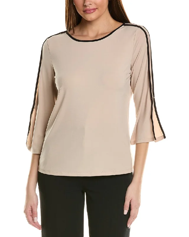 Members Only T Tahari Boat Neck Top